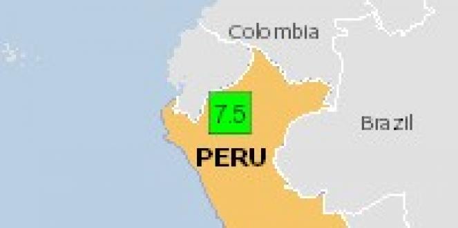 Scossa di terremoto a Barranca, Perù