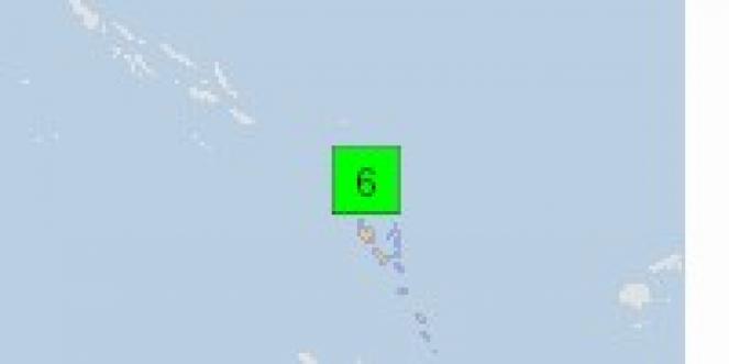 Scossa di terremoto a Luganville, Vanuatu