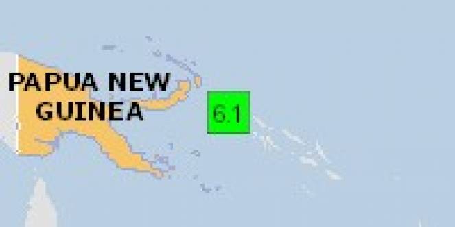 Scossa di terremoto a Arawa, Papua-Nuova Guinea
