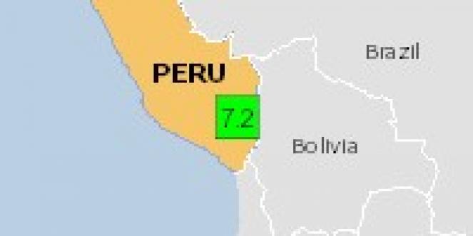 Scossa di terremoto a Asillo, Perù
