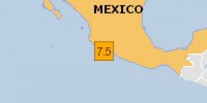 Scossa di terremoto a Aguililla, Messico