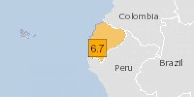 Scossa di terremoto a Naranjal, Ecuador