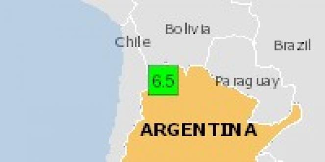 Scossa di terremoto a Susques, Argentina