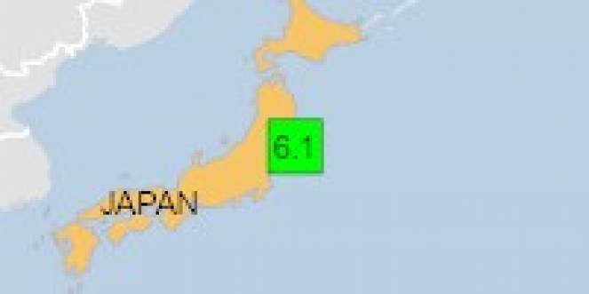 Scossa di terremoto a Namie, Giappone