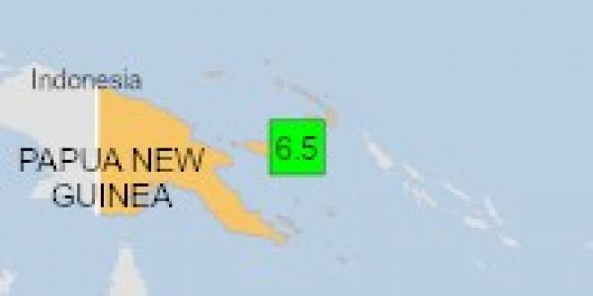 Terremoto Papua-Nuova Guinea, scossa di magnitudo 6.5 a Kimbe, tutti i dettagli