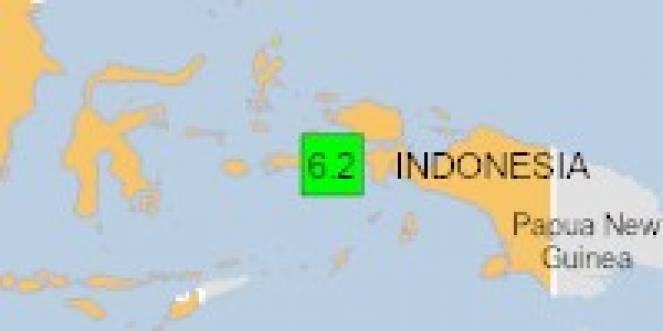 Scossa di terremoto a Bula, Indonesia