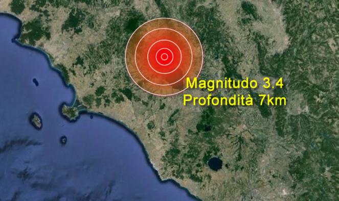Terremoto tra Viterbo e Terni avvertito in Umbria e Lazio