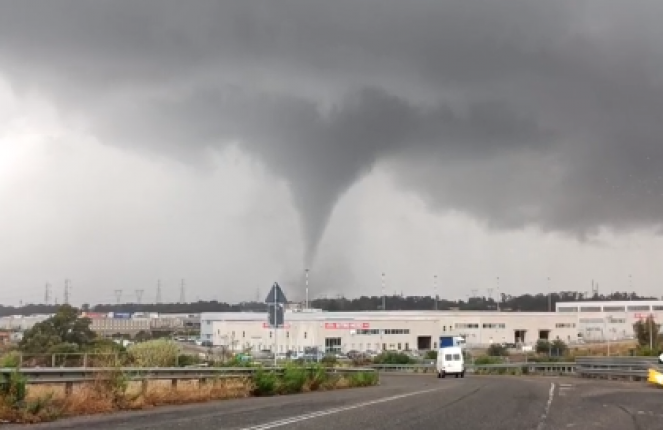 Tornado in provincia di Roma