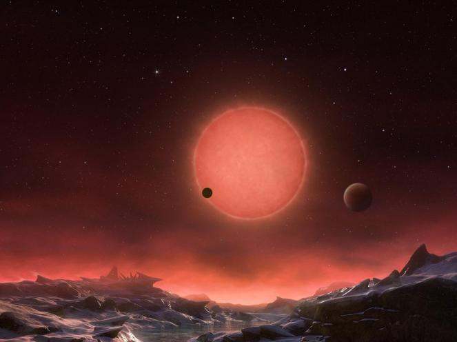 Tre nuovi mondi scoperti attorno ad una stella rossa Trappist-1
