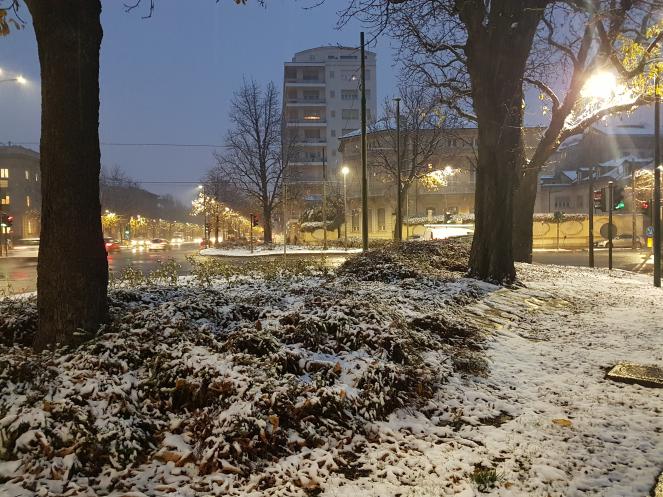 Un po' di neve anche a Torino