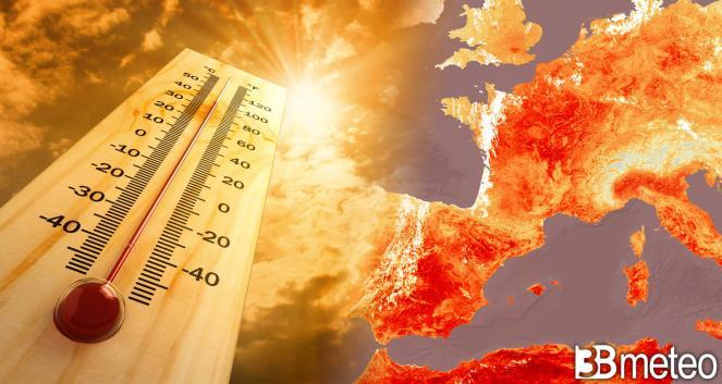 Unusual heat wave hits Northwestern Europe: temperatures reached 35-37°C in France, while above 30°C elsewhere