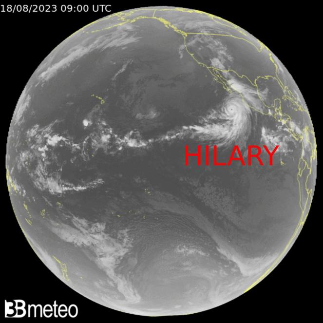 Meteo. Uragano Hilary verso la California, attesa la pioggia di anni in pochi giorni