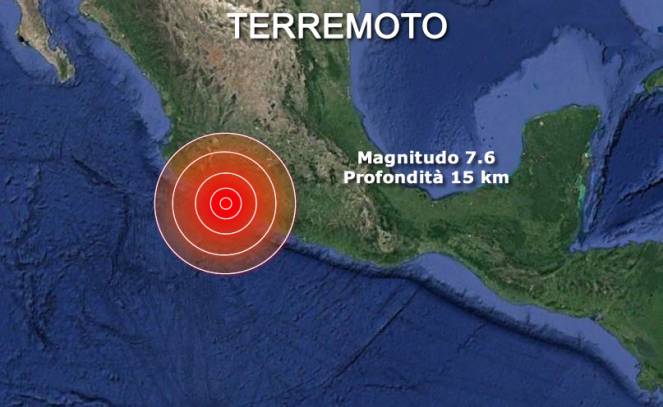 Violento terremoto colpisce il Messico, c'è anche uno tsunami