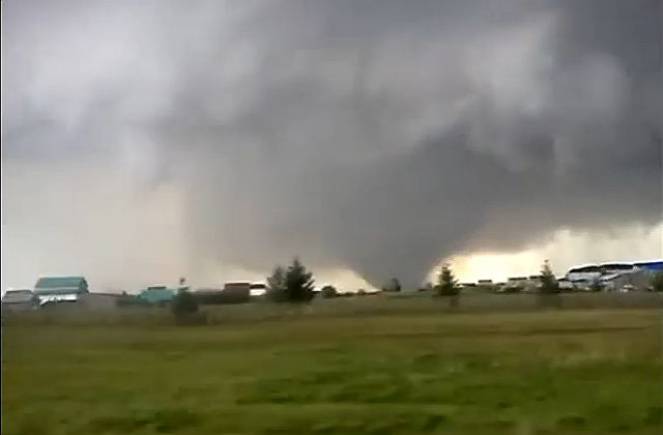 Violento tornado in Russia