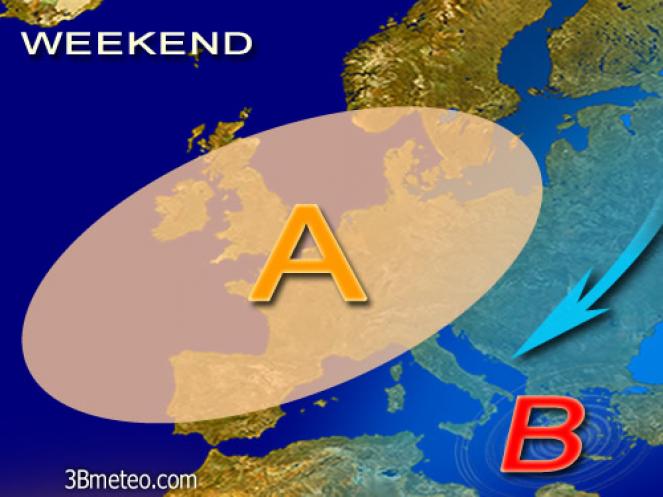 Week-end instabile al Sud per venti freddi dai Balcani