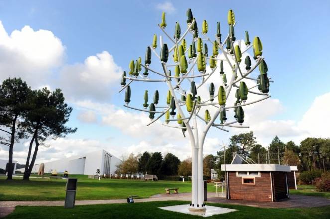 Windtree, l'albero artificiale che produce energia verde