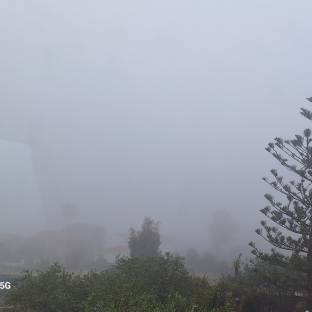 Nebbia a Budoni