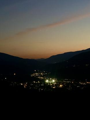 tramonto su Bressanone