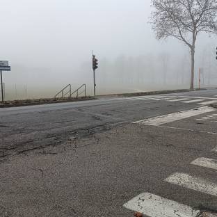 Mantova nebbia sul t