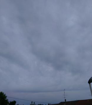 nuvole e pioviggine