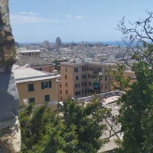 Genova panorama vista centro