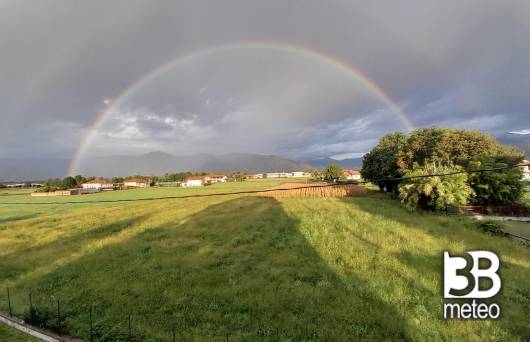 val  di lanzo con doppio arcobaleno