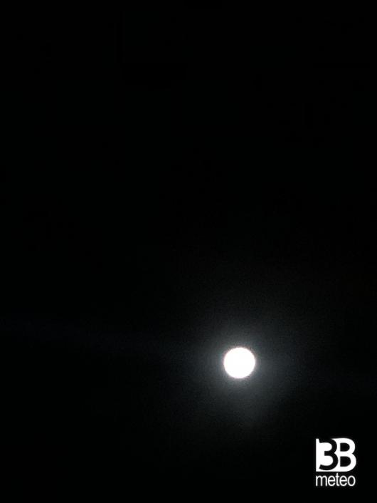Luna piena la mattina del 20122021