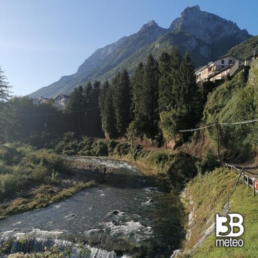 Pioverna e sullo sfondo la grigna