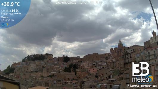 Piazza Armerina cielo coperto