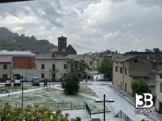 temporale con grandine