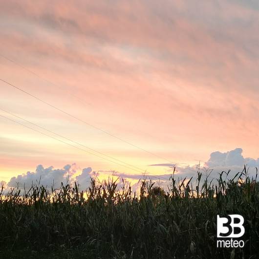 Nuvole all'alba