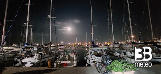 luna piena al porto