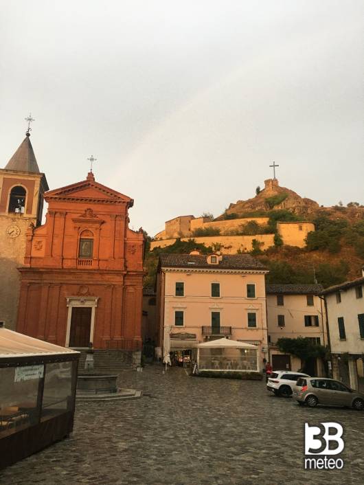 rain and rainbow