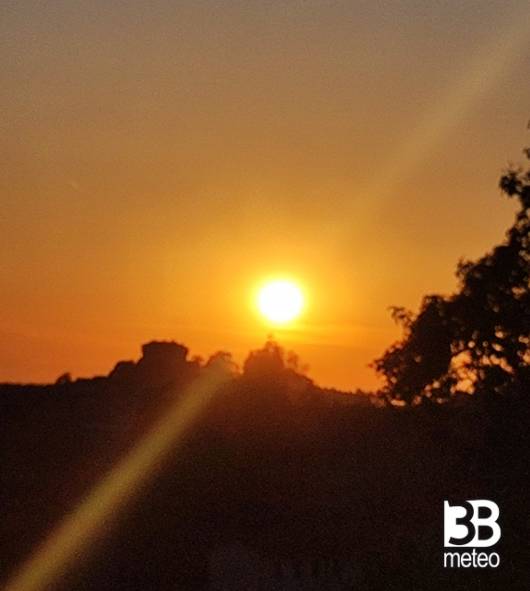 tramonto verso montaldeo