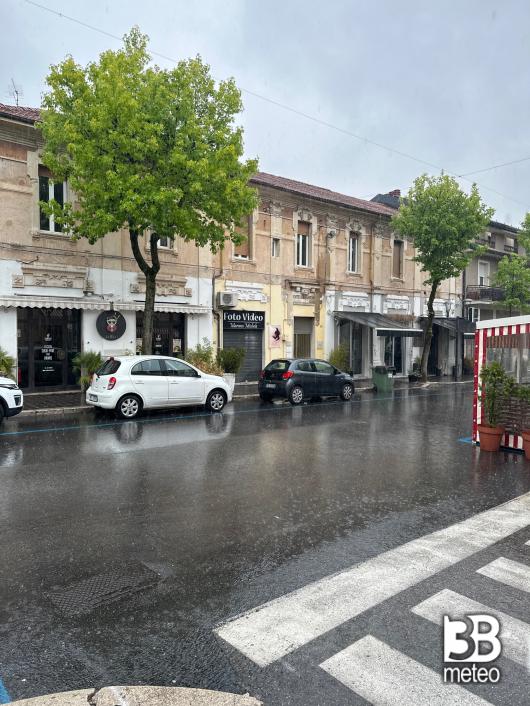 Pioggia non prevista