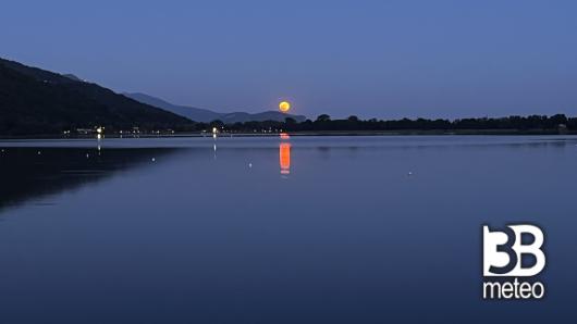 alba di luna piena