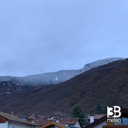 Pineta di Laives  nevicata notturna fino a 900 metri