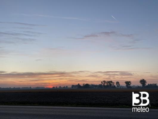 Alba a terrassa padovana