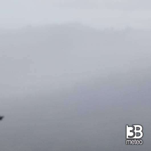 Nebbia nella valle del sabato