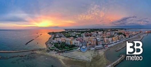 panoramica e tramonto ad Anzio