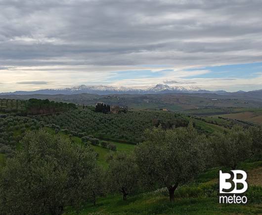 da Tortoreto Gran Sasso livrea invernale
