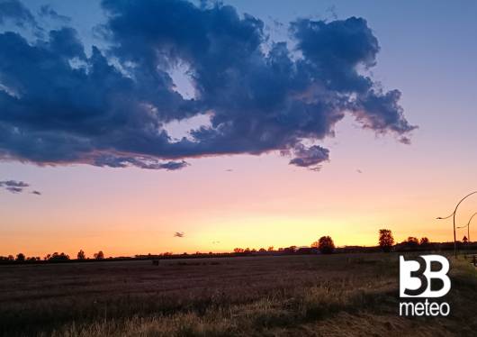Livraga al tramonto