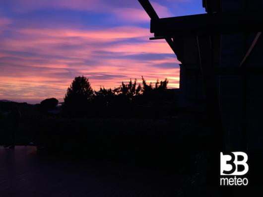 Tramonto rosso