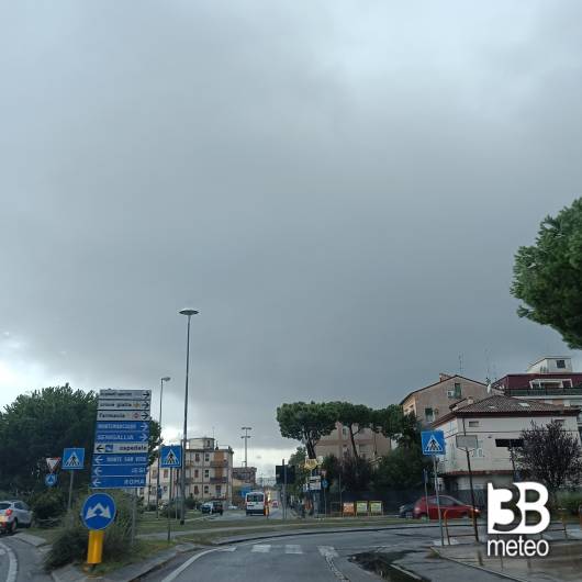 cielo mattutino piovoso
