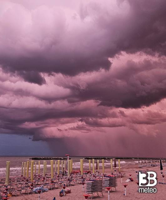 temporale in mare