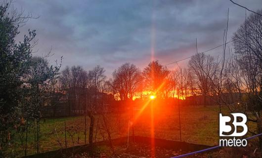 tramonto natalizio
