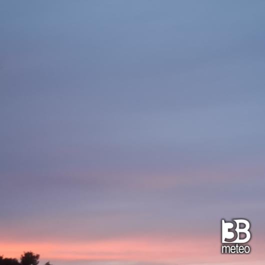 Tramonto nuvoloso