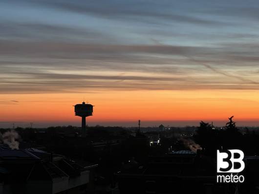 Alba a Fidenza con il suo vascone