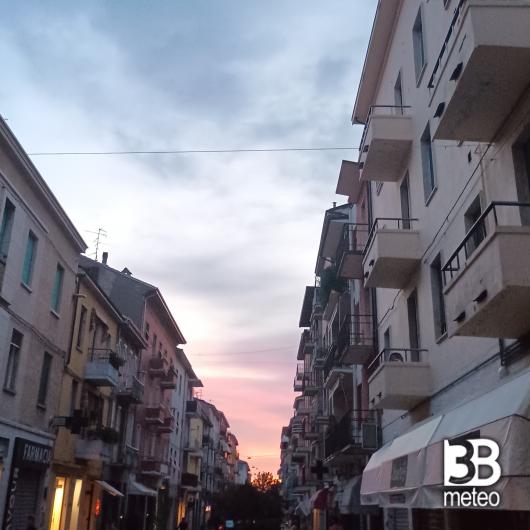 Tramonto dal centro