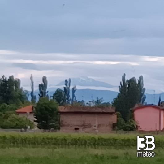 Cimone dalla pianura ne di modena
